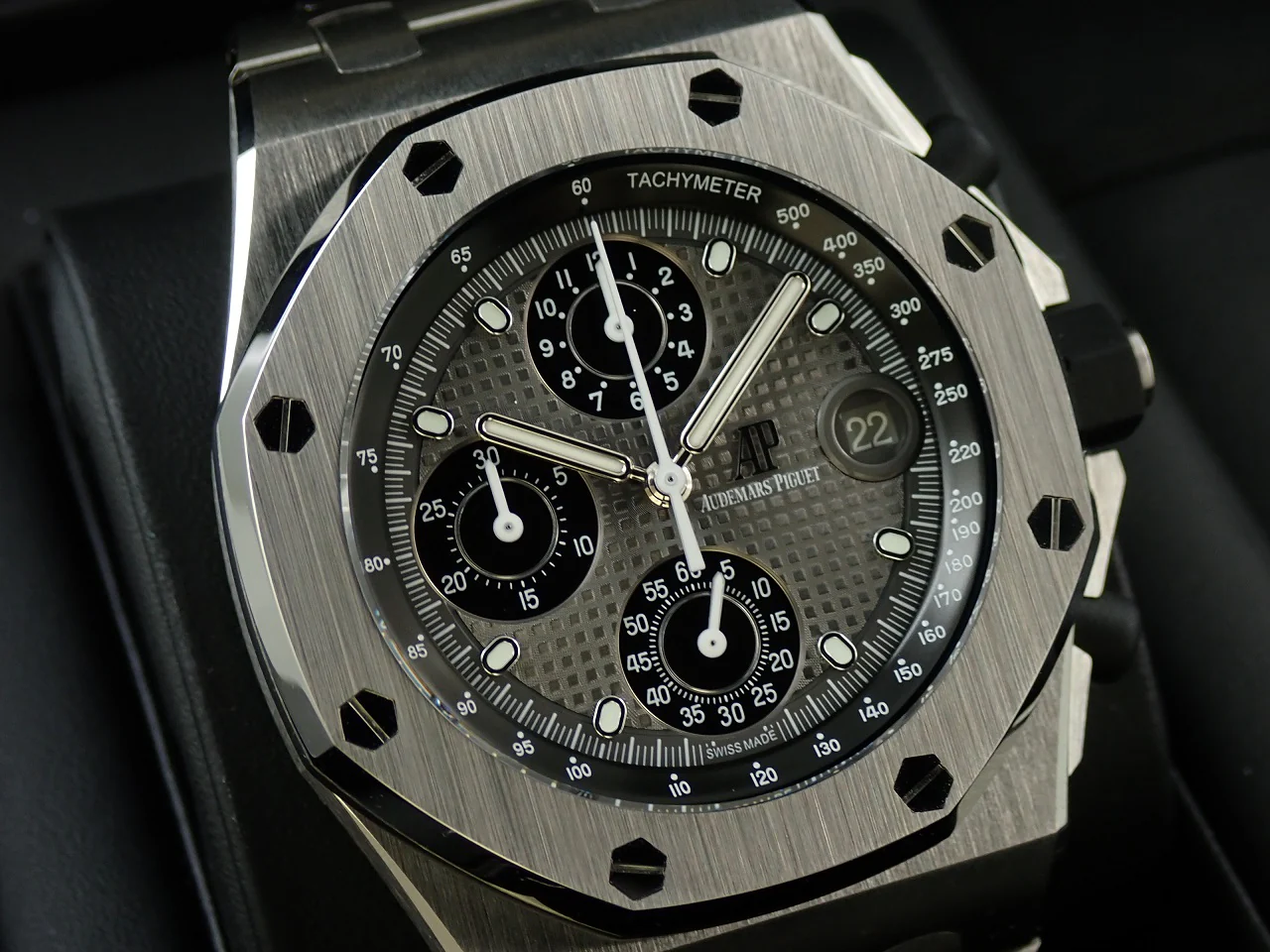オーデマピゲ ロイヤルオーク オフショア クロノグラフ Ref.26238TI.OO.2000TI.01 チタン グレー文字盤 - Image 3