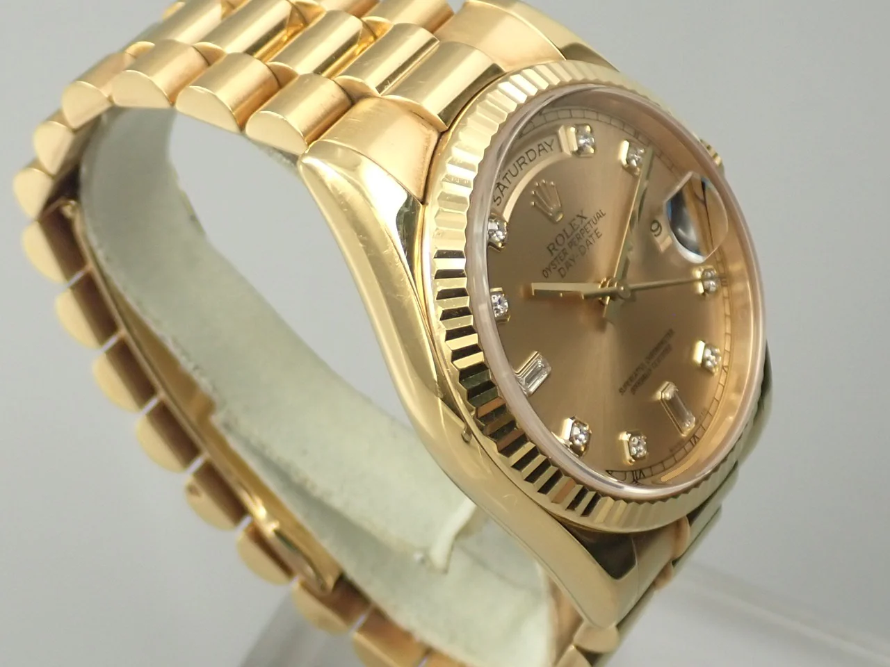 ロレックス デイデイト36 Ref.118238A イエローゴールド シャンパン文字盤 - Image 5
