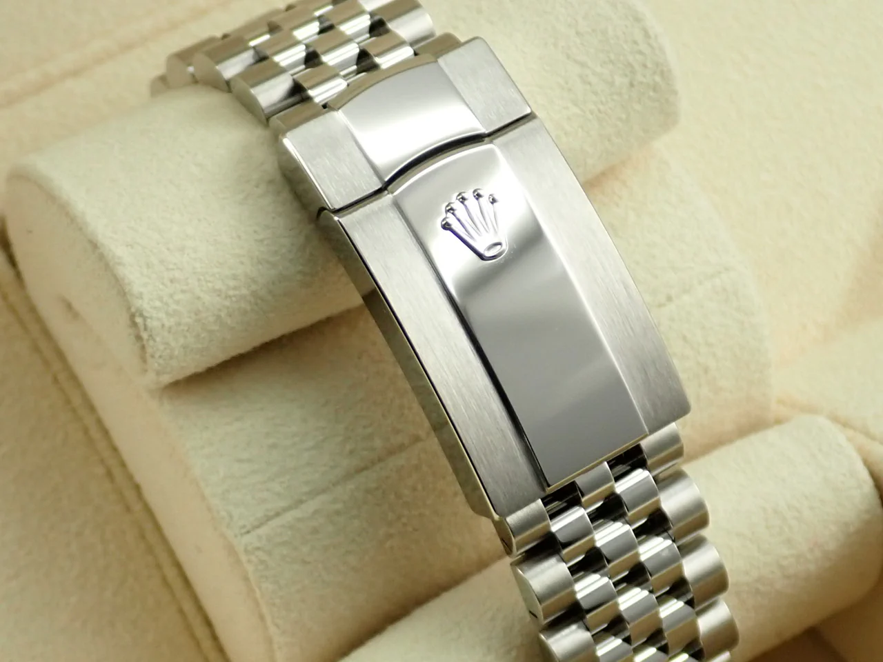 ロレックス デイトジャスト36 Ref.126234G ステンレススチール/ホワイトゴールド グリーンパームモチーフ文字盤 ジュビリーブレスレット 未使用 5W154T2C - Image 7