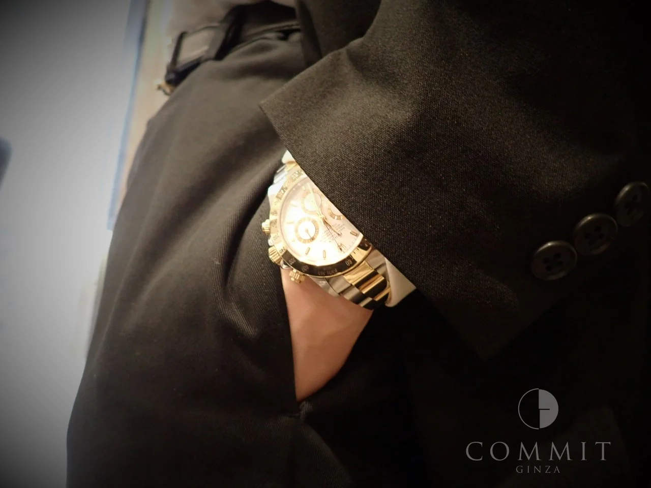 ロレックス デイトナ エルプリメロ Ref.16523 ステンレススチール/イエローゴールド ホワイト文字盤 - Image 11