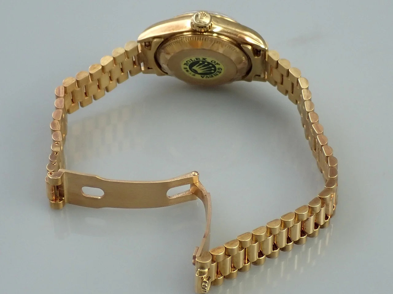 ロレックス デイトジャスト26 Ref.69178 イエローゴールド シャンパン文字盤 プレジデントブレスレット - Image 8