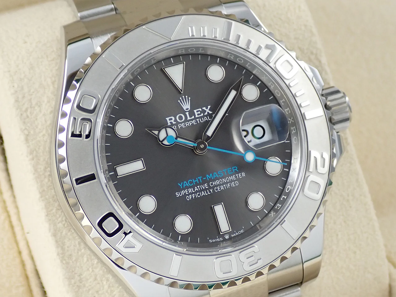 ロレックス ヨットマスター40 Ref.126622 ステンレススチール/プラチナ スレート文字盤 - Image 3