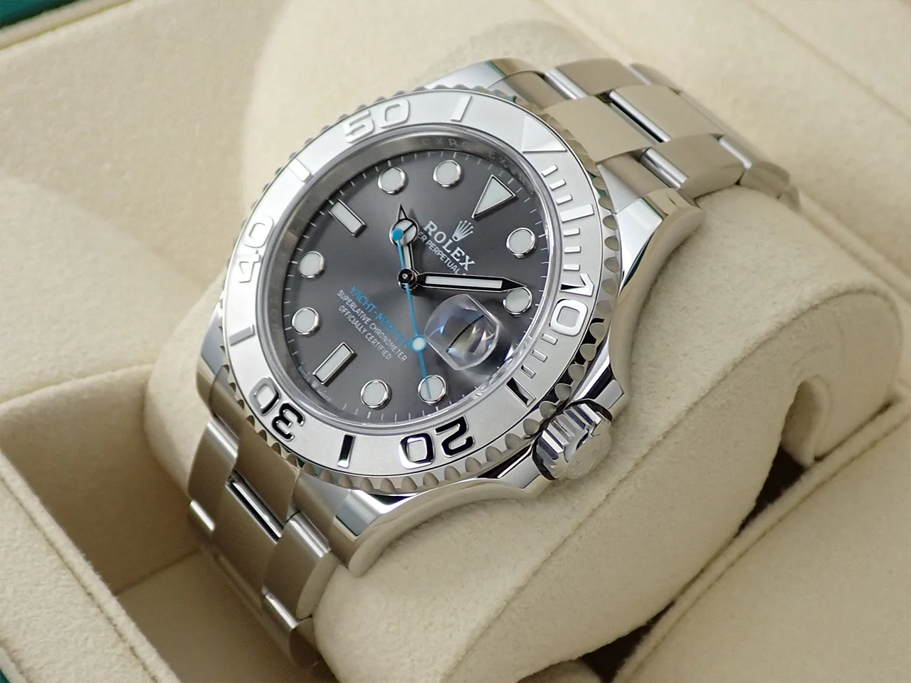 ロレックス ヨットマスター40 Ref.126622 ステンレススチール/プラチナ スレート文字盤 - Image 4