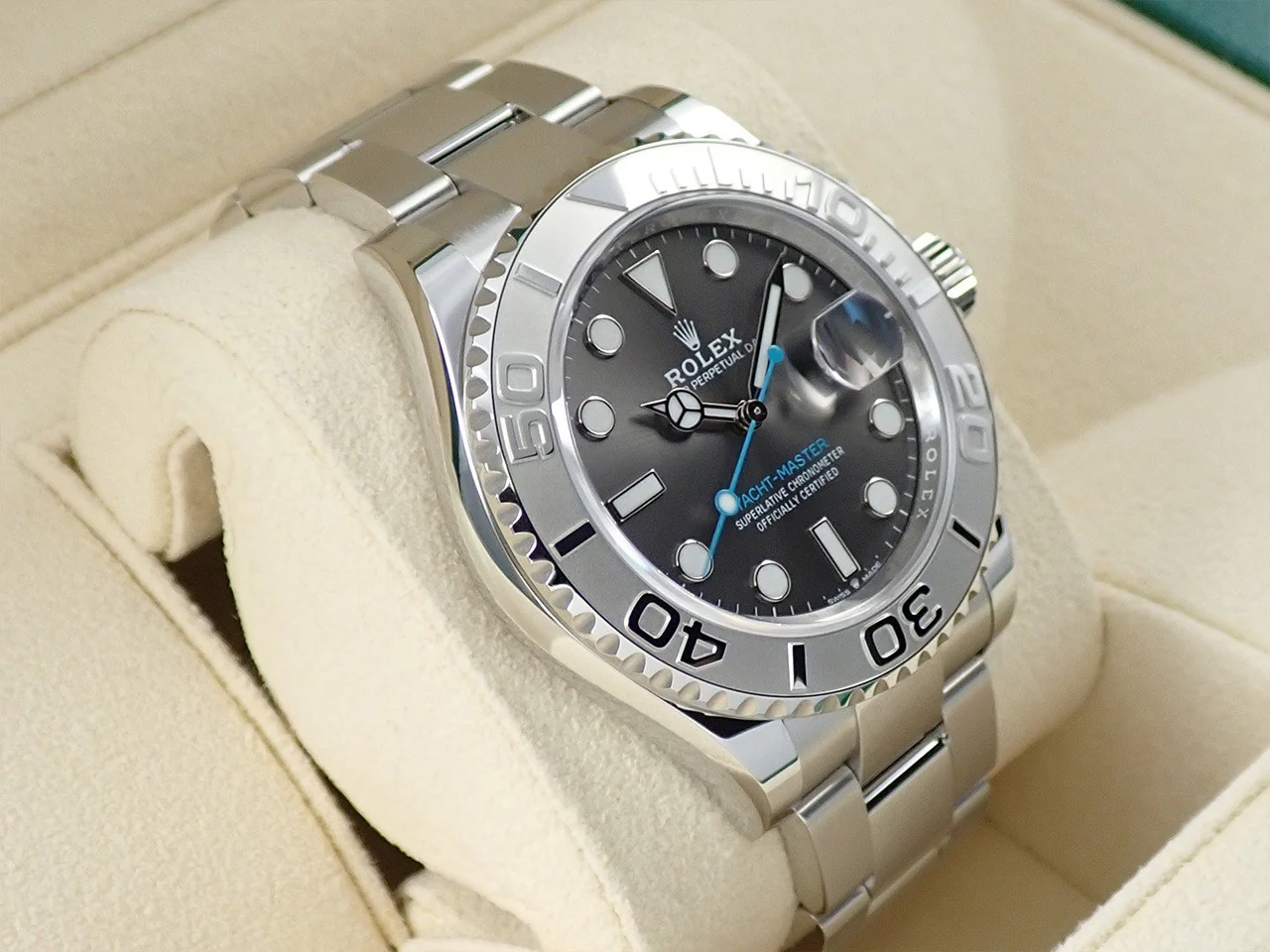 ロレックス ヨットマスター40 Ref.126622 ステンレススチール/プラチナ スレート文字盤 - Image 5