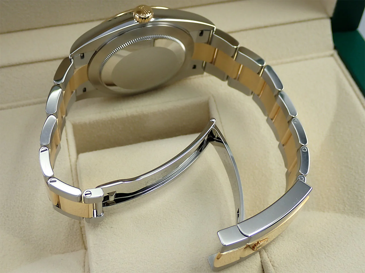 ロレックス デイトジャスト41 Ref.126333 ステンレススチール/イエローゴールド スレートローマン文字盤 オイスターブレスレット - Image 8