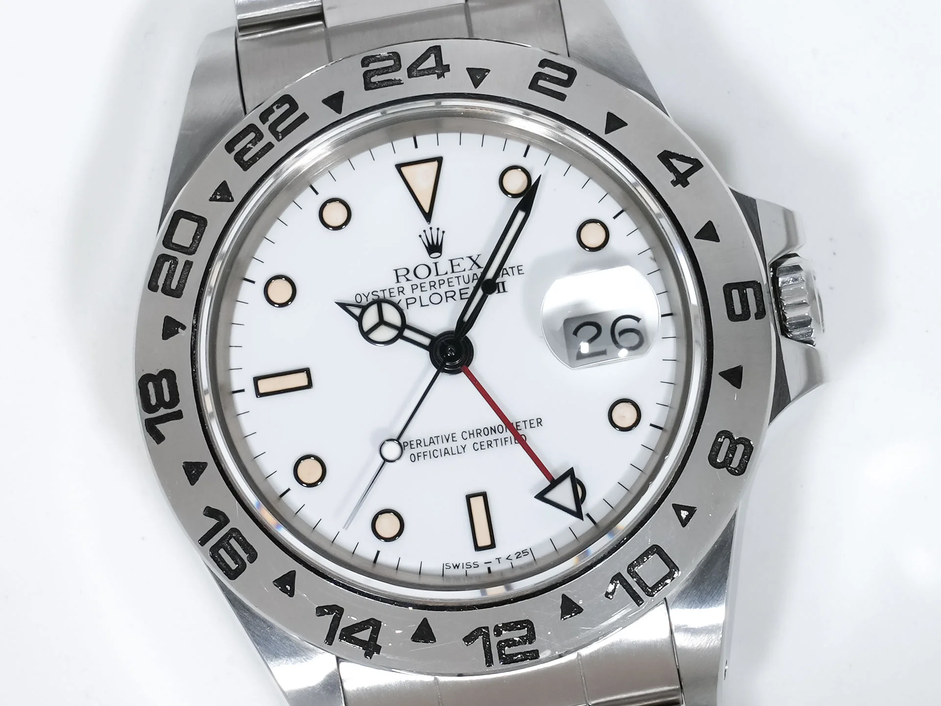 ロレックス エクスプローラーII Ref.16550 ステンレススチール ホワイト文字盤 - Image 3