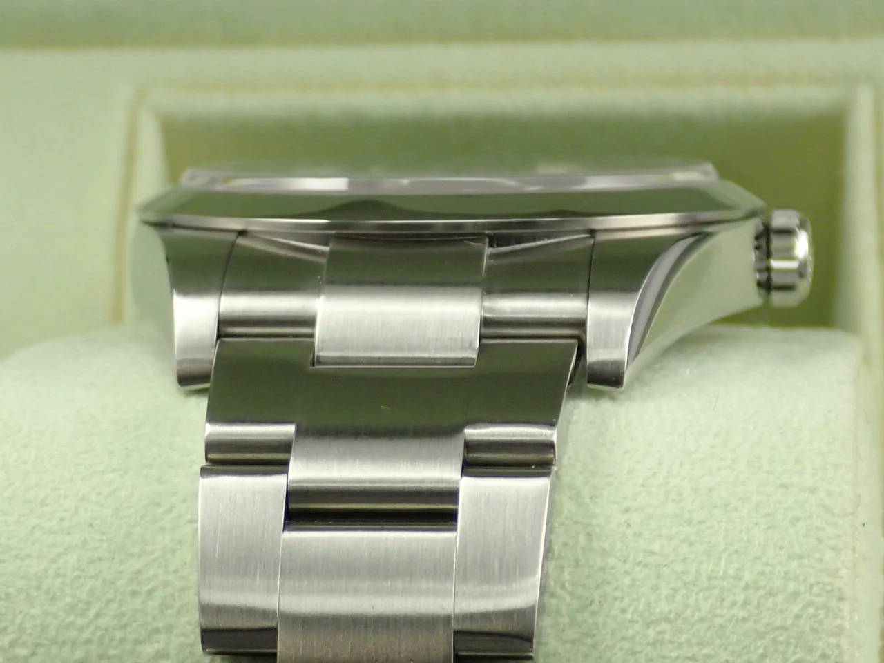 ロレックス エクスプローラーI 鏡面ブラックアウト Ref.214270 ステンレススチール ブラック文字盤 - Image 6