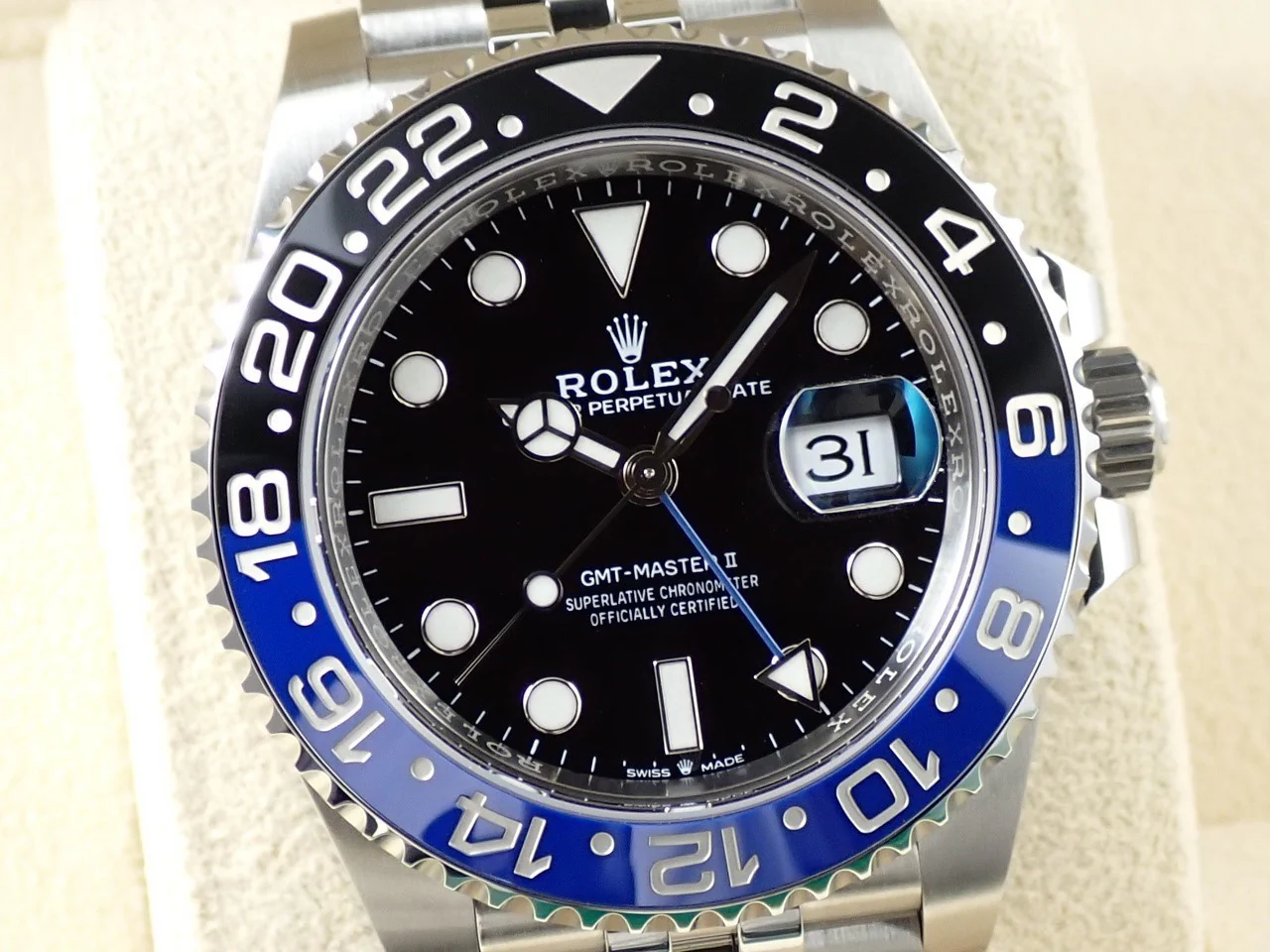 ロレックス GMTマスターII Ref.126710BLNR ステンレススチール ブラック文字盤 ジュビリーブレスレット 未使用 67XHTYKW - Image 3