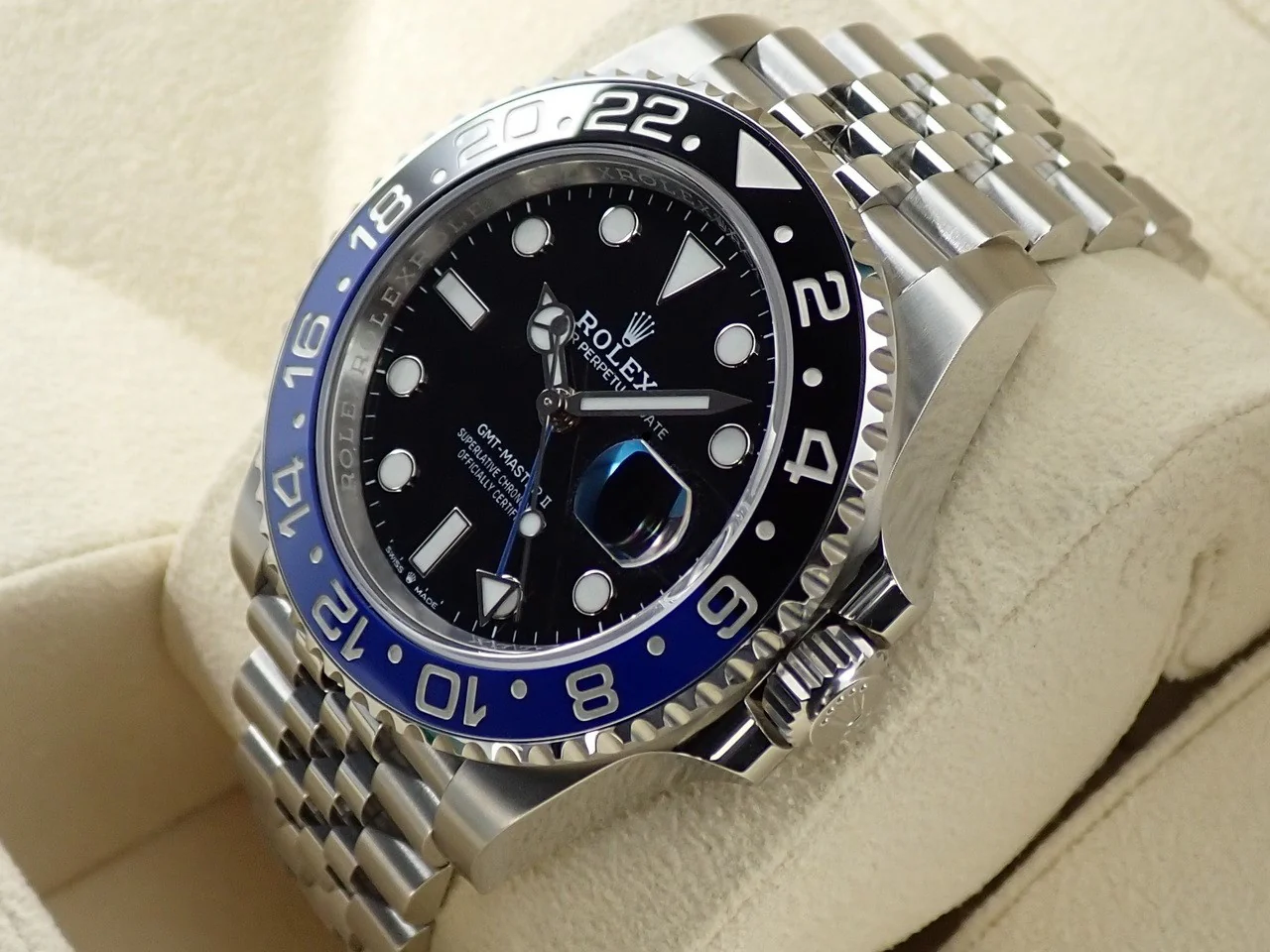 ロレックス GMTマスターII Ref.126710BLNR ステンレススチール ブラック文字盤 ジュビリーブレスレット 未使用 67XHTYKW - Image 4