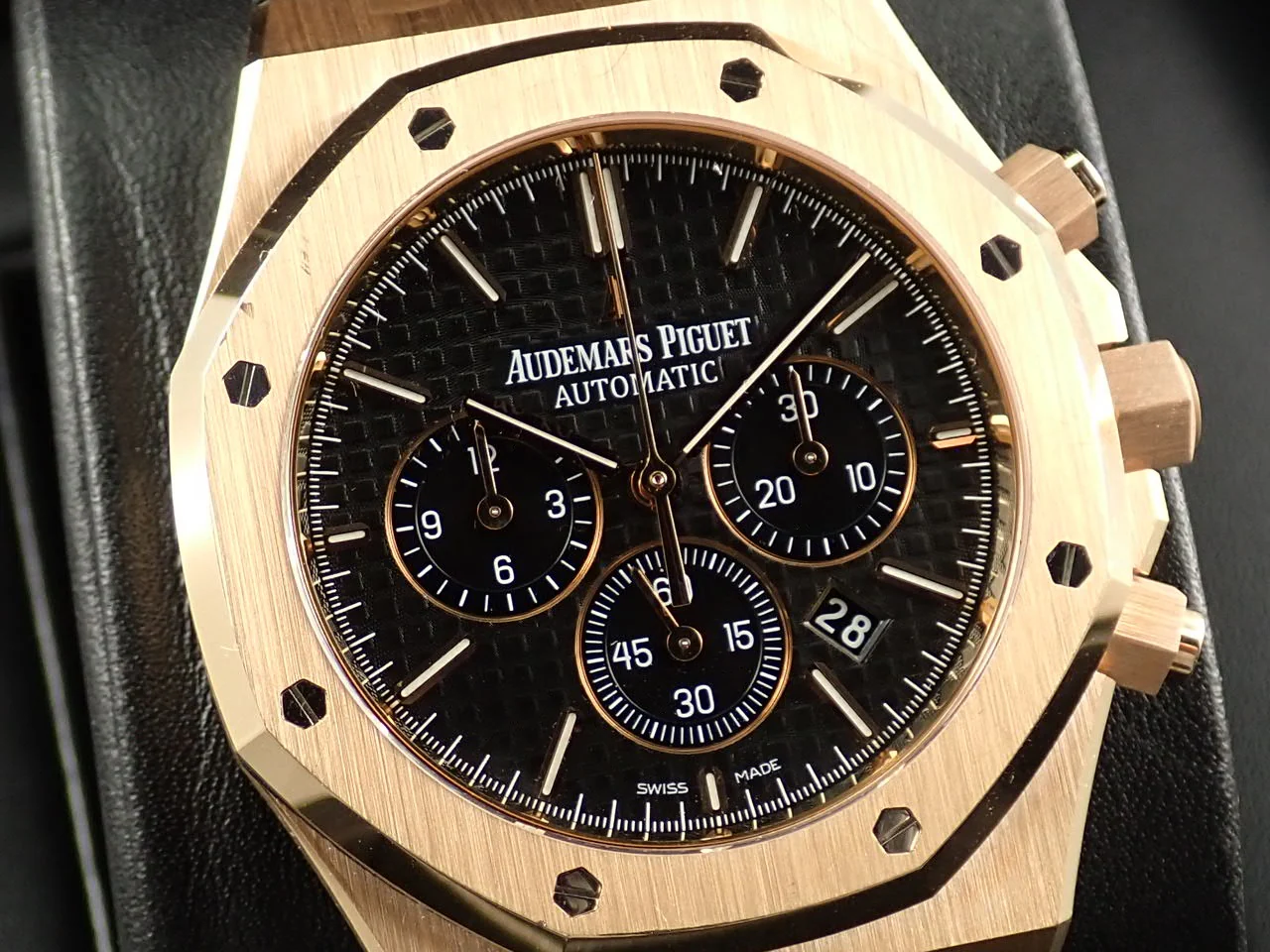 オーデマピゲ ロイヤルオーク クロノグラフ Ref.26320OR.OO.D002CR.01 ピンクゴールド ブラック文字盤 - Image 3