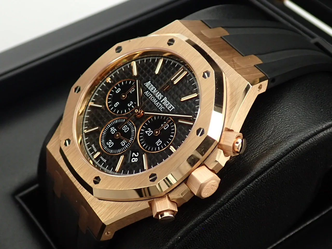 オーデマピゲ ロイヤルオーク クロノグラフ Ref.26320OR.OO.D002CR.01 ピンクゴールド ブラック文字盤 - Image 5