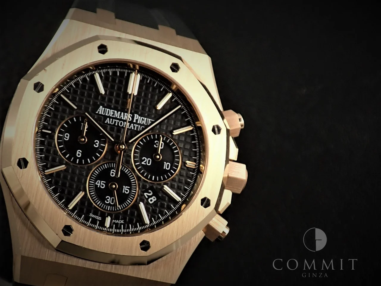 オーデマピゲ ロイヤルオーク クロノグラフ Ref.26320OR.OO.D002CR.01 ピンクゴールド ブラック文字盤 - Image 9