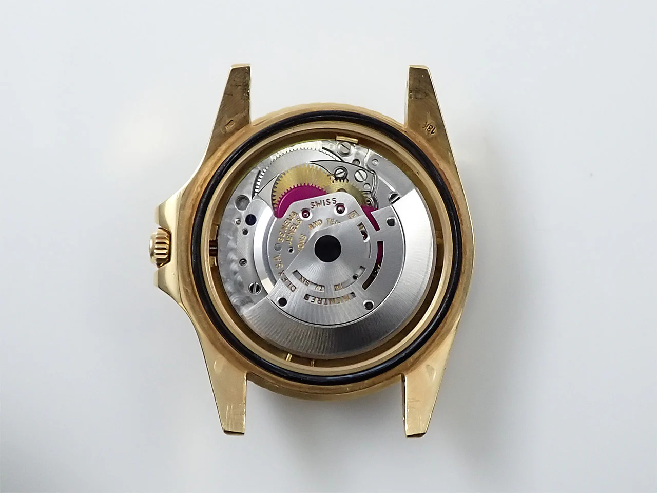 ロレックス GMTマスター Ref.1675/8 イエローゴールド ブラウン文字盤 オイスターブレスレット - Image 12