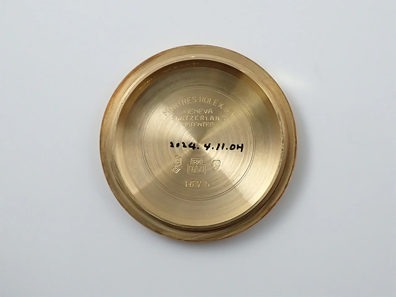 ロレックス GMTマスター Ref.1675/8 イエローゴールド ブラウン文字盤 オイスターブレスレット - Image 13