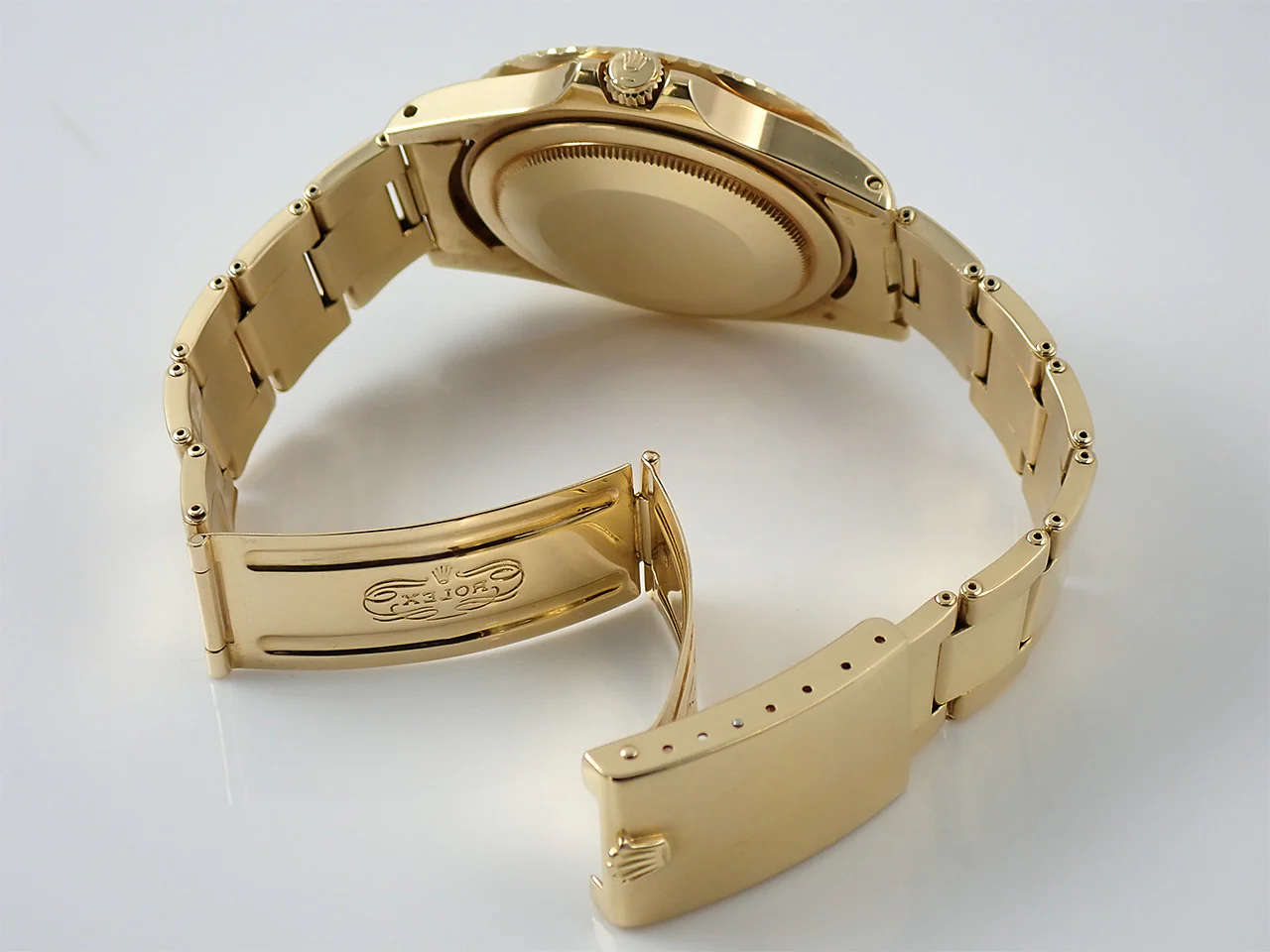 ロレックス GMTマスター Ref.1675/8 イエローゴールド ブラウン文字盤 オイスターブレスレット - Image 8