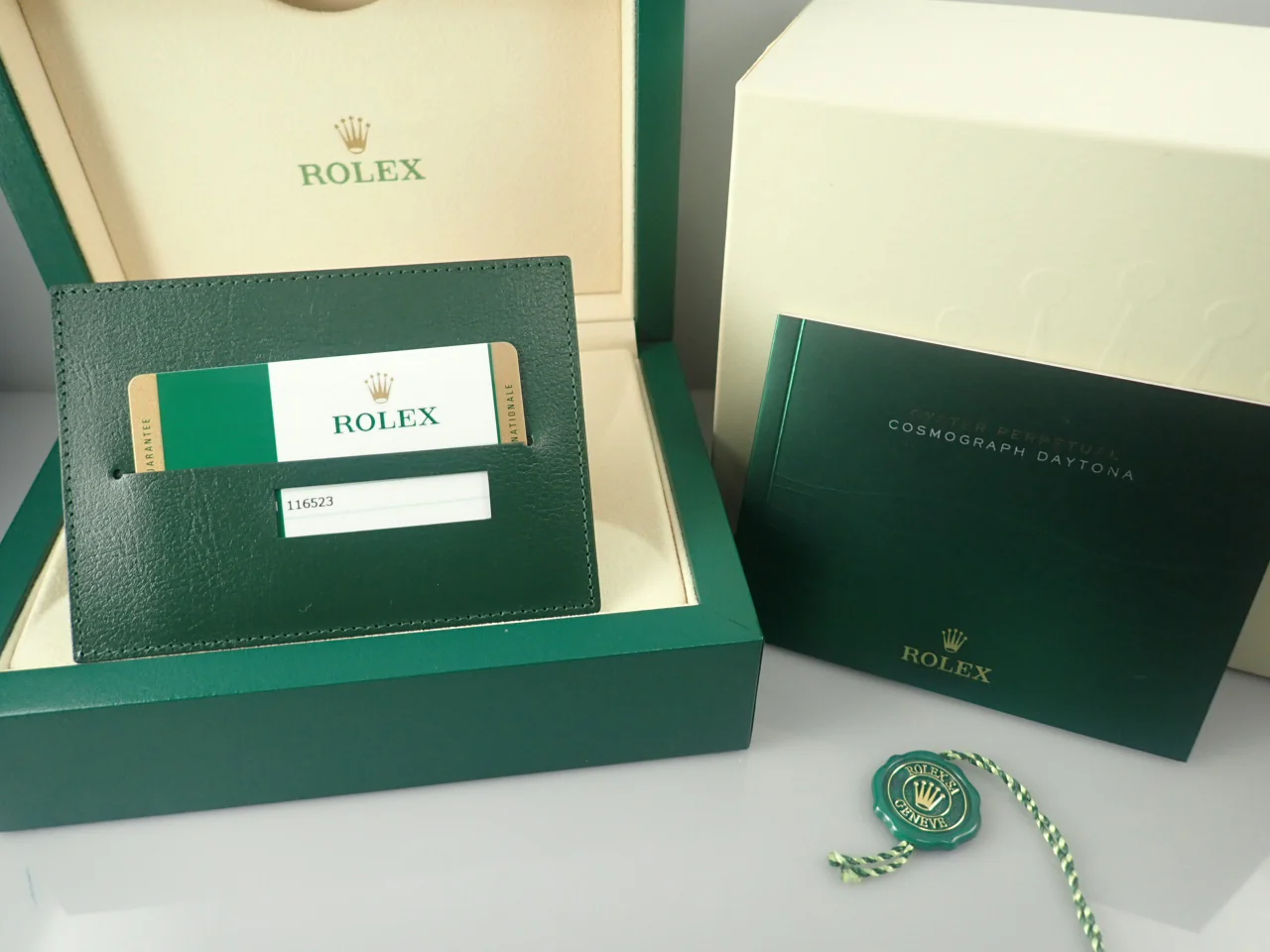 ロレックス デイトナ Ref.116523 ステンレススチール/イエローゴールド シルバーxブラック文字盤 - Image 10