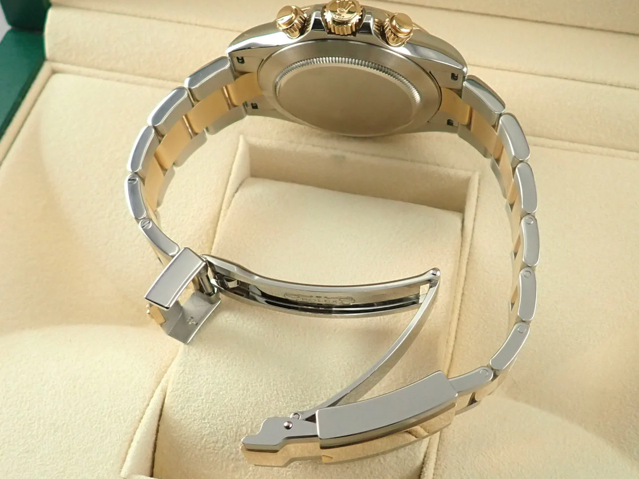 ロレックス デイトナ Ref.116523 ステンレススチール/イエローゴールド シルバーxブラック文字盤 - Image 8