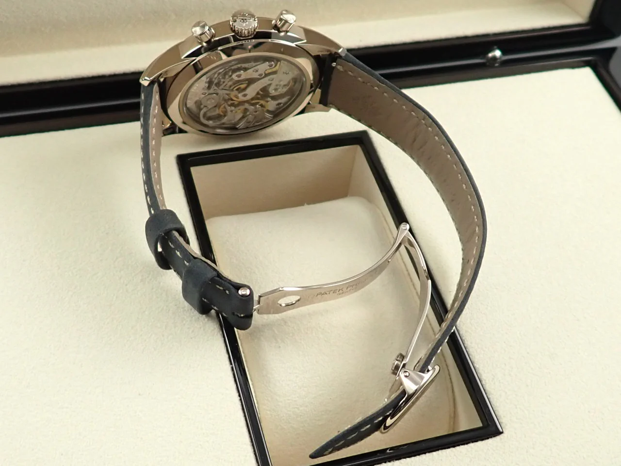 パテックフィリップ コンプリケーション クロノグラフ Ref.5172G-001 ホワイトゴールド ブルー文字盤 - Image 8