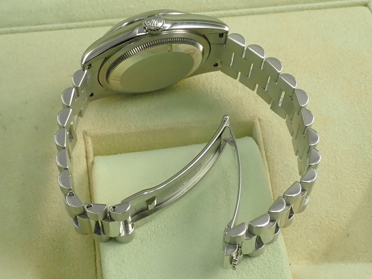 ロレックス デイデイト36 Ref.118206 プラチナ アイスブルー文字盤 - Image 8