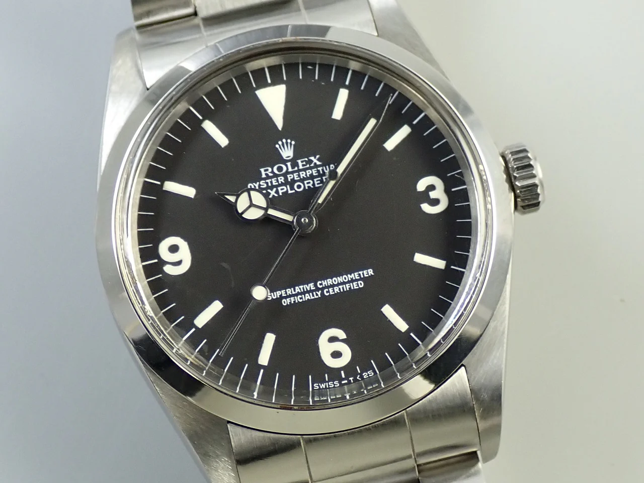 ロレックス エクスプローラーI Ref.1016 ステンレススチール ブラック文字盤 - Image 3
