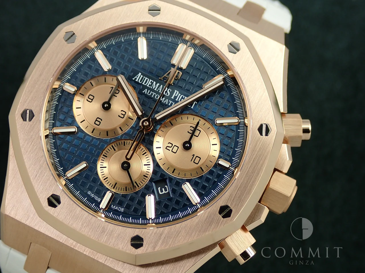 オーデマピゲ ロイヤルオーク クロノグラフ Ref.26331OR.OO.D315CR.01 ピンクゴールド ブルー文字盤 - Image 10