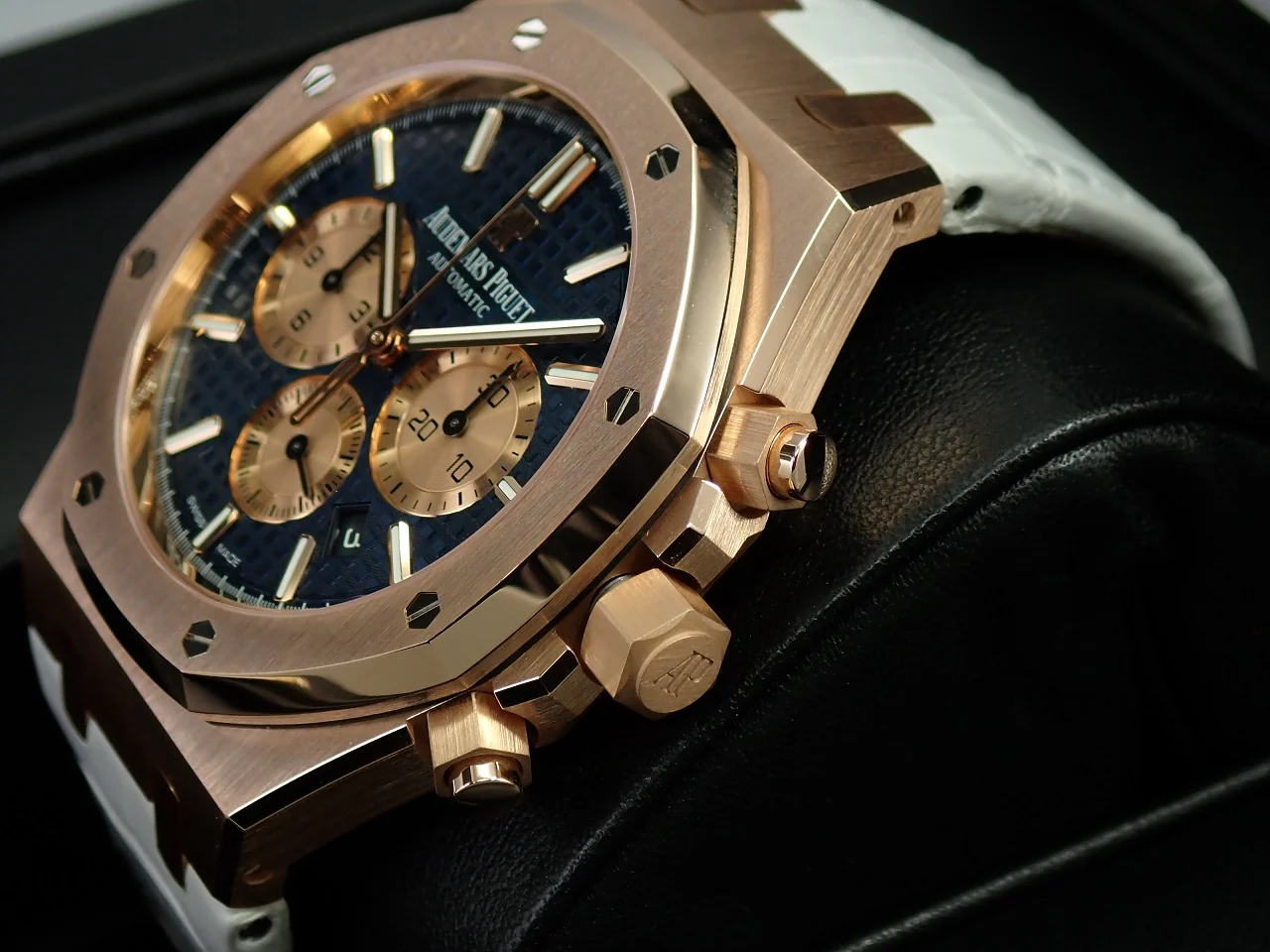オーデマピゲ ロイヤルオーク クロノグラフ Ref.26331OR.OO.D315CR.01 ピンクゴールド ブルー文字盤 - Image 5