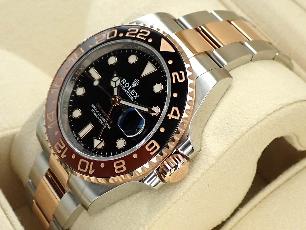 ロレックス GMTマスターII Ref.126711CHNR ステンレススチール/エバーローズゴールド ブラック文字盤 オイスターブレスレット - Image 4