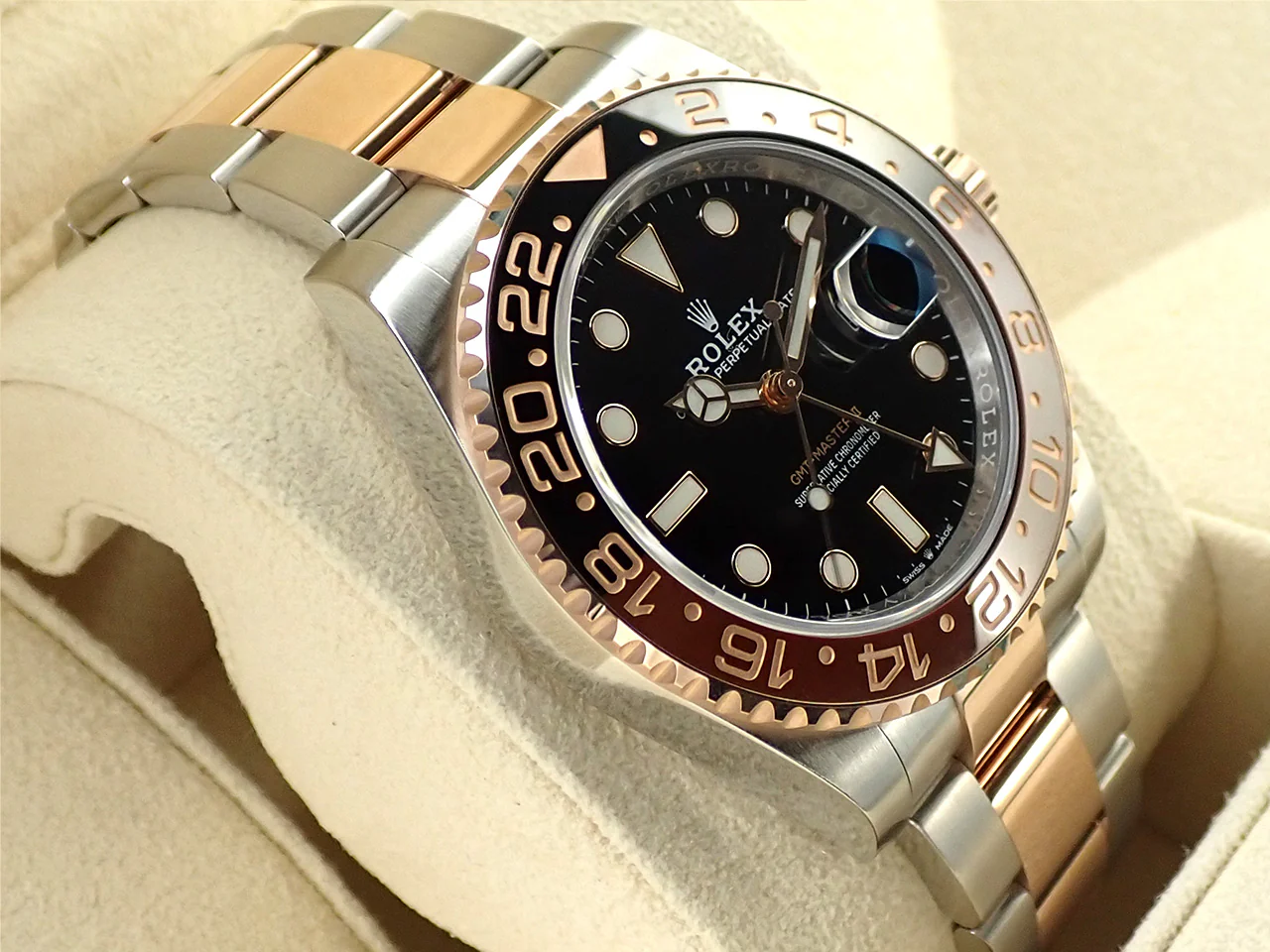 ロレックス GMTマスターII Ref.126711CHNR ステンレススチール/エバーローズゴールド ブラック文字盤 オイスターブレスレット - Image 5