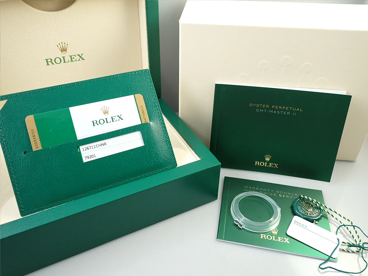 ロレックス GMTマスターII Ref.126711CHNR ステンレススチール/エバーローズゴールド ブラック文字盤 オイスターブレスレット - Image 8