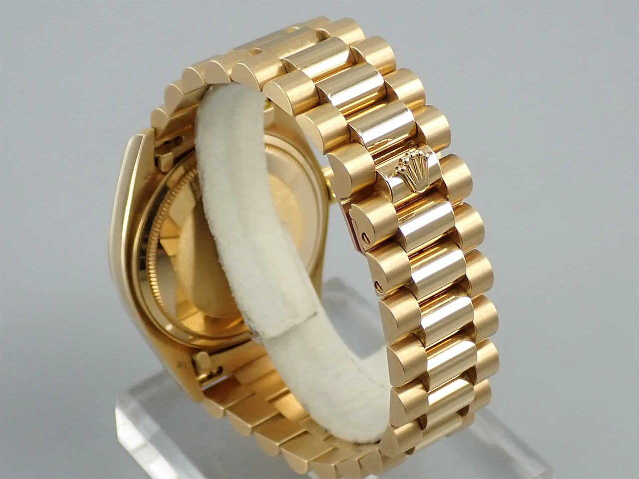 ロレックス デイトジャスト Ref.16018 イエローゴールド ブルー文字盤 プレジデントブレスレット - Image 7