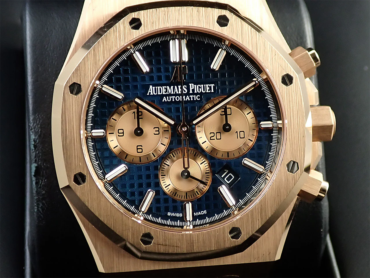 オーデマピゲ ロイヤルオーク クロノグラフ Ref.26331OR.OO.D315CR.01 ピンクゴールド ブルー文字盤 - Image 3