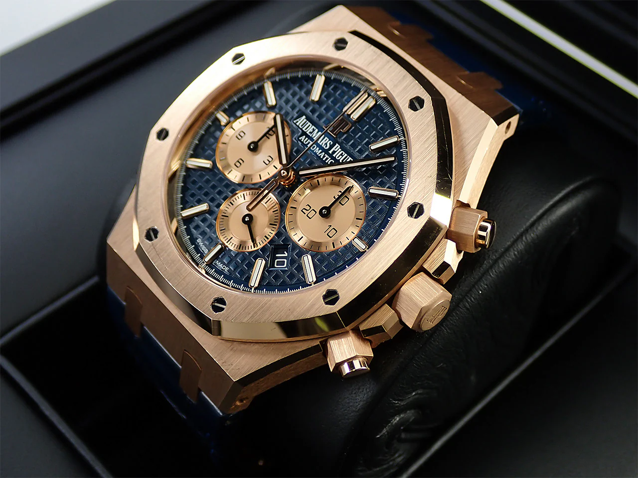 オーデマピゲ ロイヤルオーク クロノグラフ Ref.26331OR.OO.D315CR.01 ピンクゴールド ブルー文字盤 - Image 5