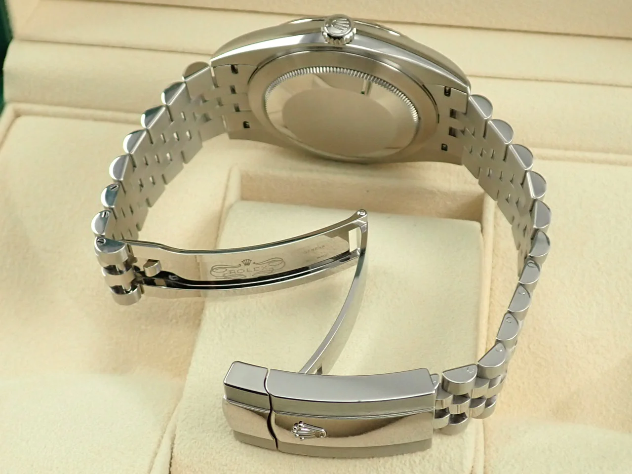 ロレックス デイトジャスト41 Ref.126334G ステンレススチール/ホワイトゴールド ブライトブルー文字盤 ジュビリーブレスレット 中古 6ZAMAS0W - Image 8