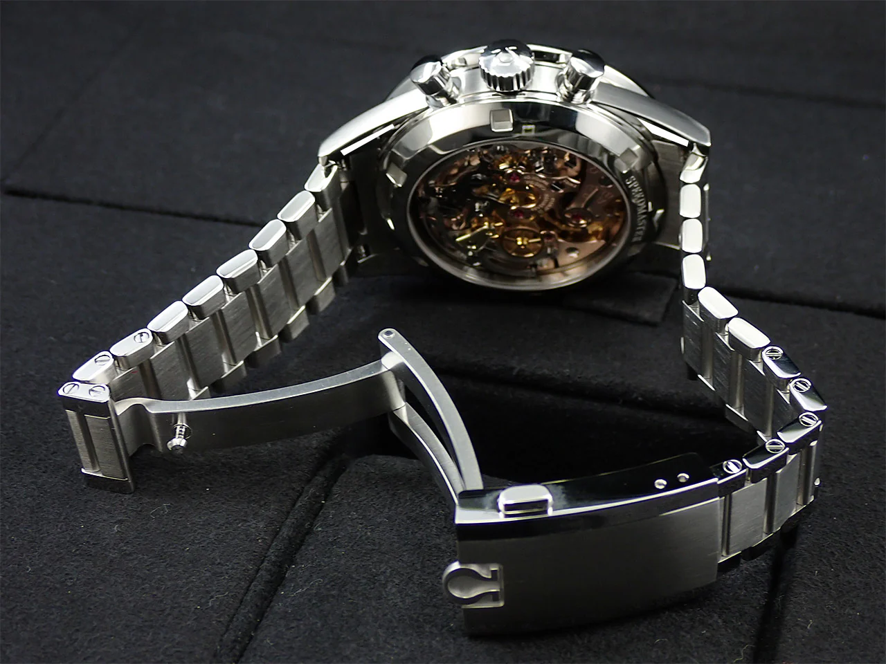 オメガ スピードマスター キャリバー321 クロノグラフ 39.7MM Ref.311.30.40.30.01.001 ブラック文字盤 未使用 713V9UXA - Image 6