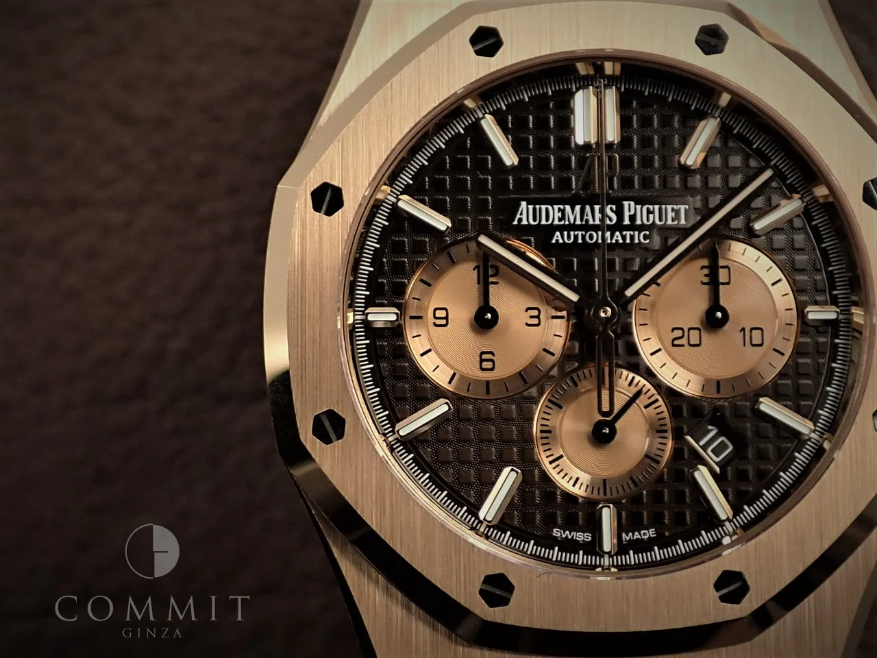 オーデマピゲ ロイヤルオーク クロノグラフ Ref.26331OR.OO.D821CR.01 ピンクゴールド ブラウン文字盤 - Image 9