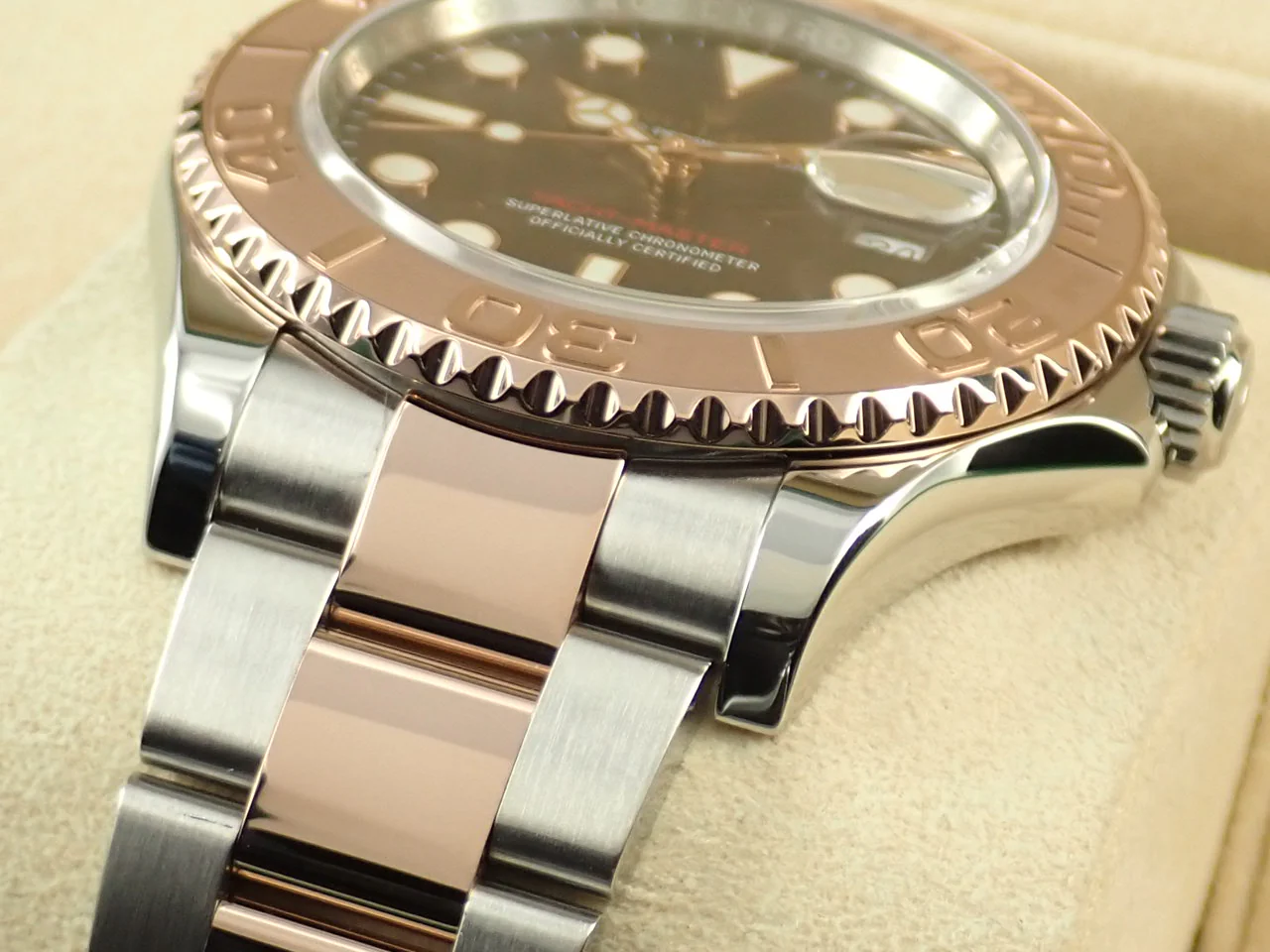 ロレックス ヨットマスター40 Ref.116621 ステンレススチール/エバーローズゴールド チョコレート文字盤 - Image 6