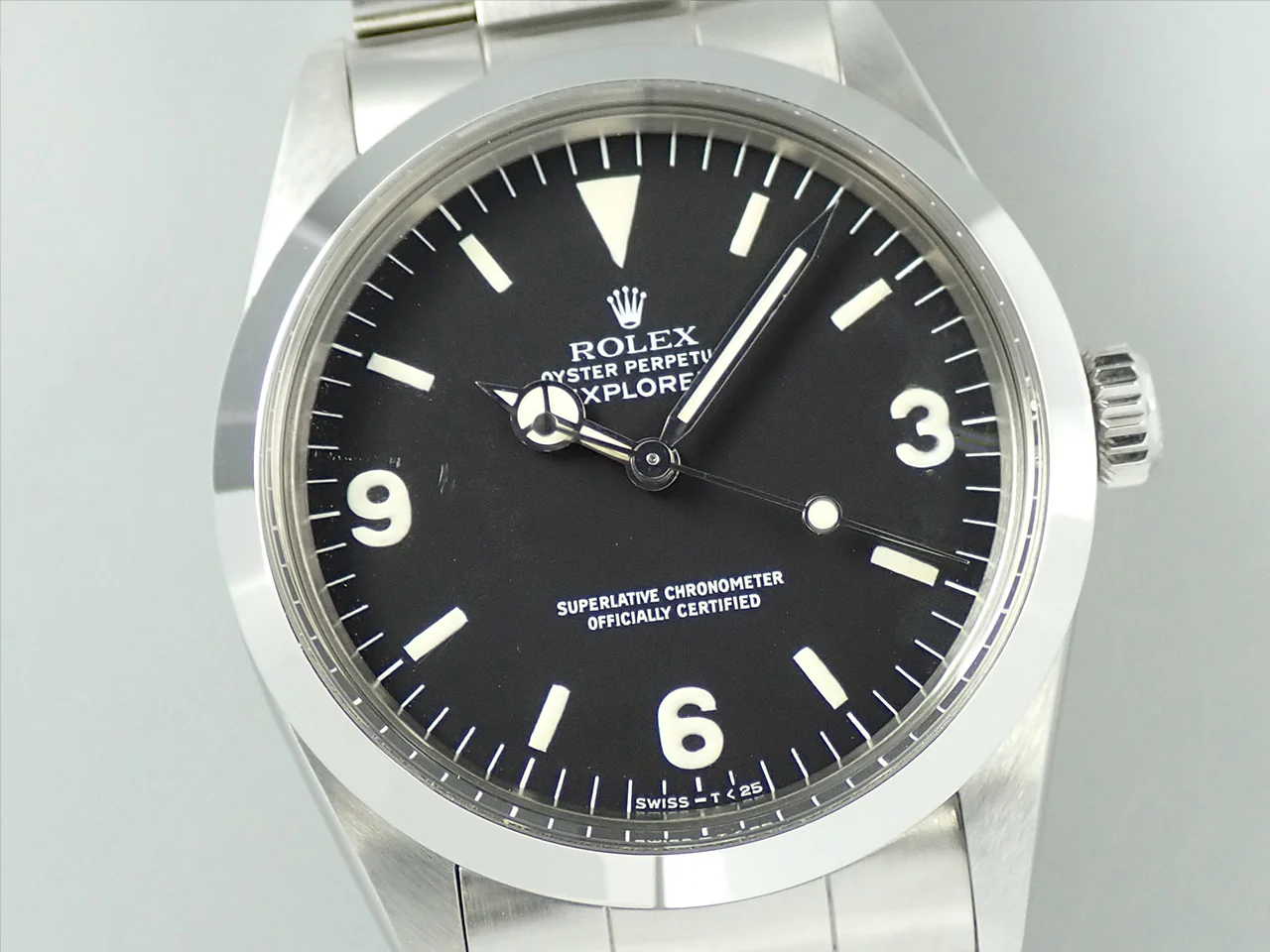 ロレックス エクスプローラーI Ref.1016 ステンレススチール ブラック文字盤 - Image 3