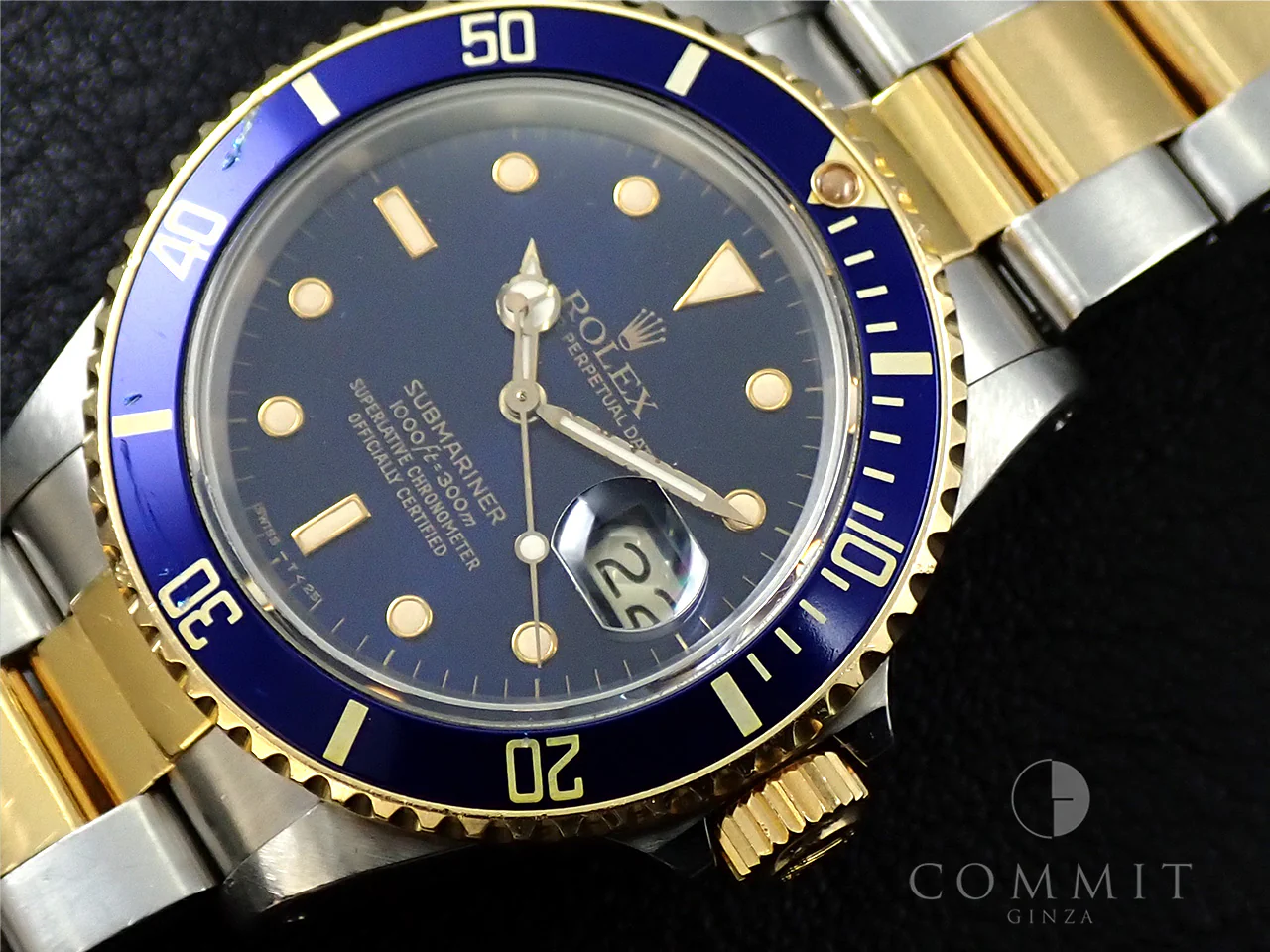 ロレックス サブマリーナー デイト Ref.16803 ステンレススチール/イエローゴールド ブラック文字盤 - Image 10