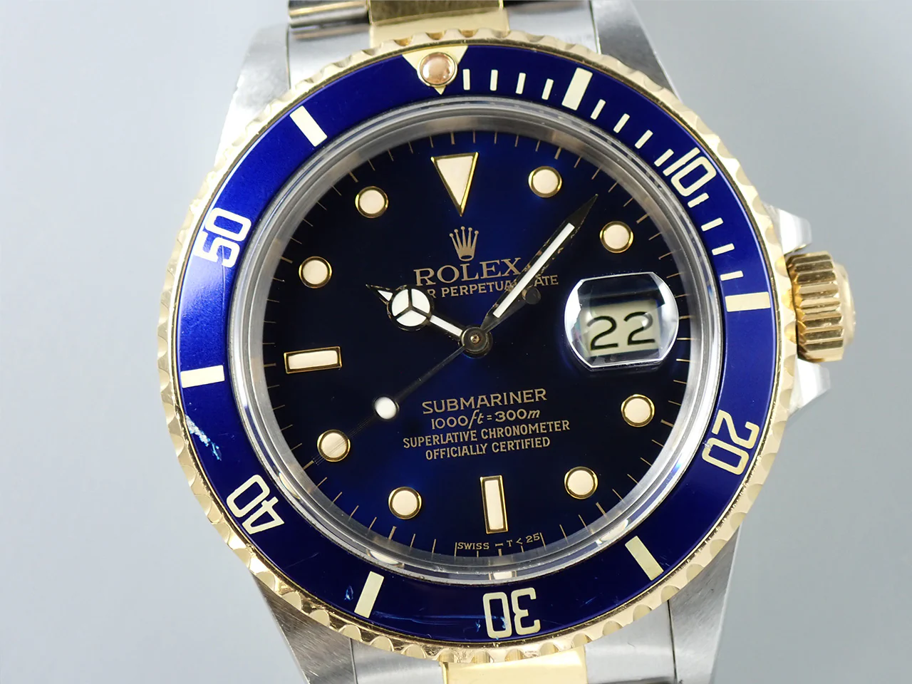 ロレックス サブマリーナー デイト Ref.16803 ステンレススチール/イエローゴールド ブラック文字盤 - Image 3
