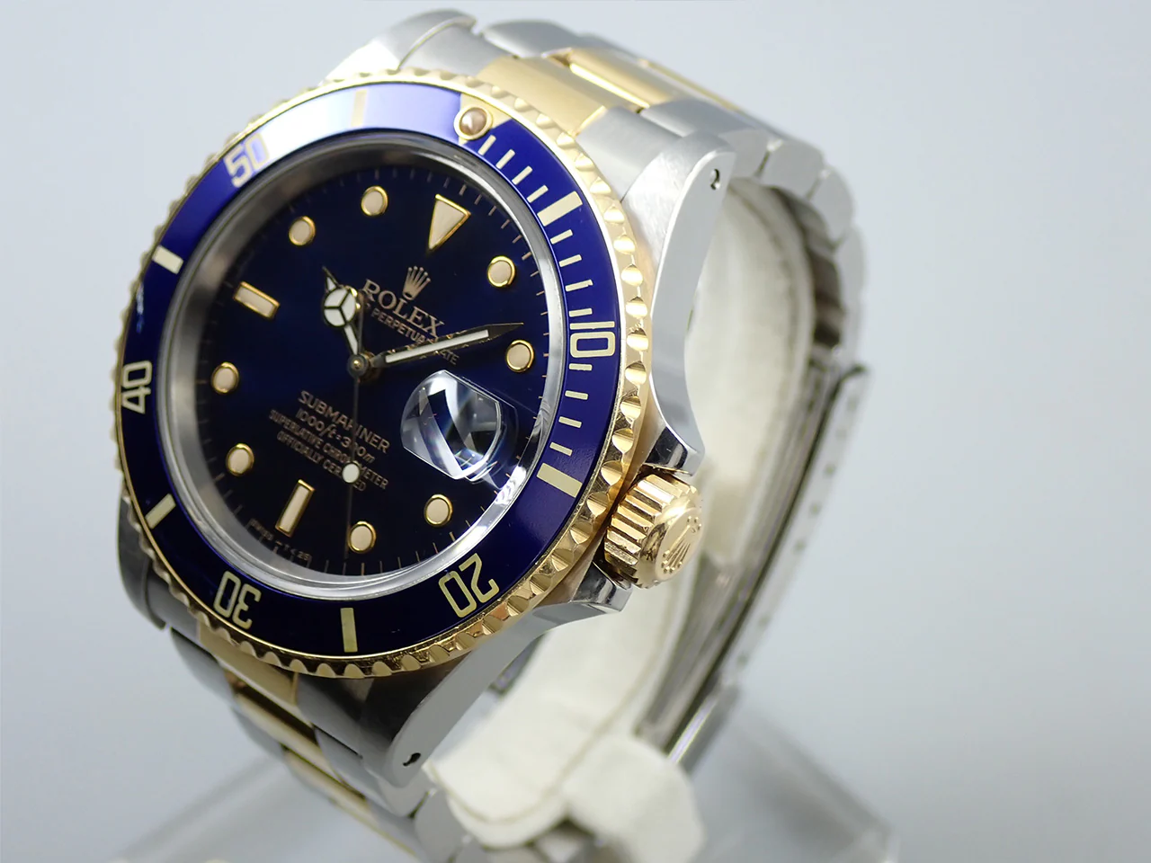 ロレックス サブマリーナー デイト Ref.16803 ステンレススチール/イエローゴールド ブラック文字盤 - Image 4