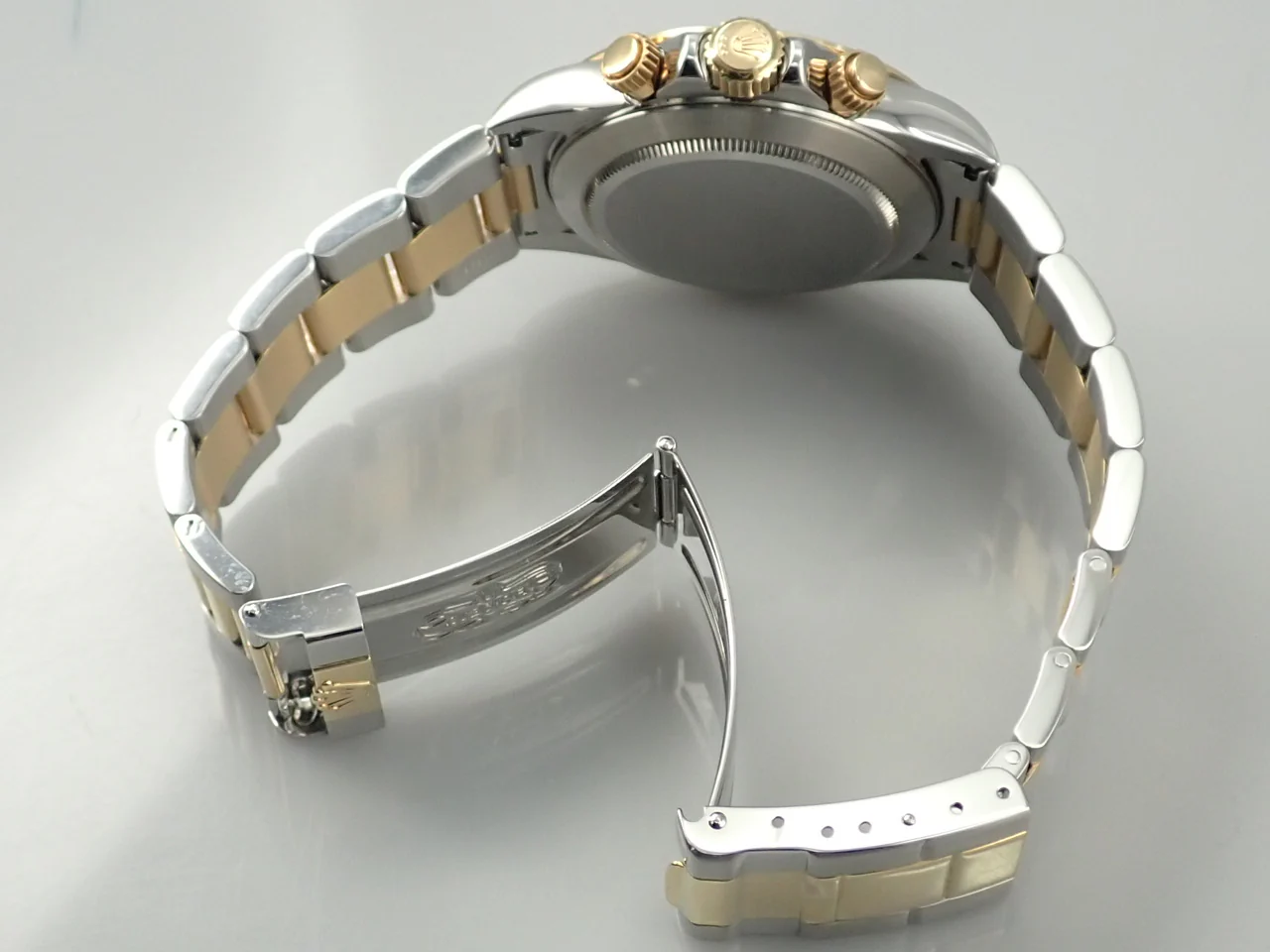 ロレックス デイトナ エルプリメロ Ref.16523 ステンレススチール/イエローゴールド ブラック文字盤 - Image 9