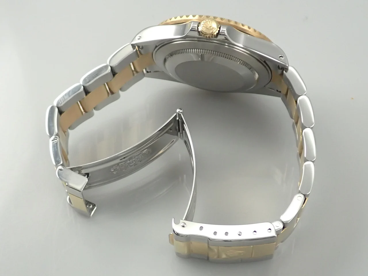 ロレックス GMTマスターII Ref.16713 ステンレススチール/イエローゴールド ブラウン文字盤 オイスターブレスレット - Image 8