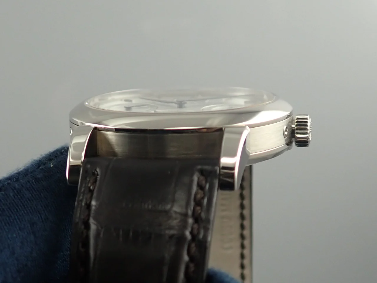 A.ランゲ＆ゾーネ サクソニア アニュアルカレンダー Ref.330.026E シルバー文字盤 美品 7AM137MS - Image 6