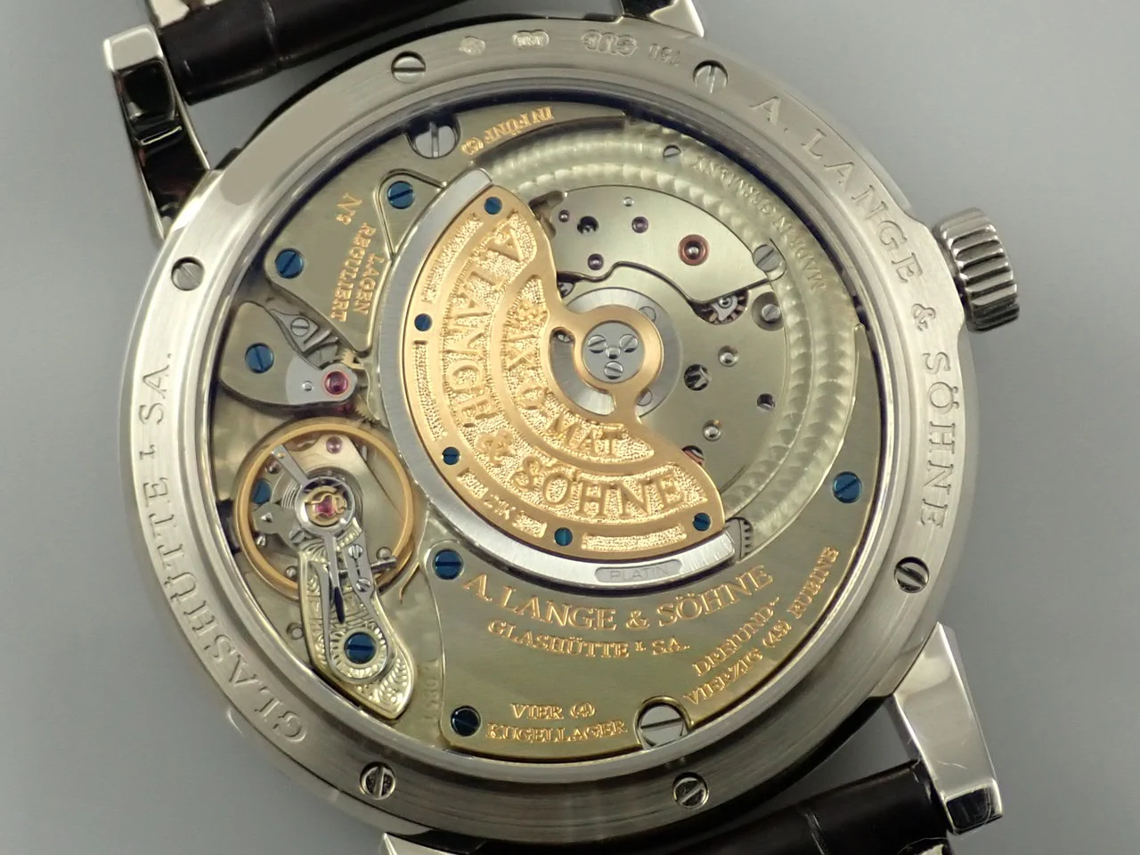 A.ランゲ＆ゾーネ サクソニア アニュアルカレンダー Ref.330.026E シルバー文字盤 美品 7AM137MS - Image 7