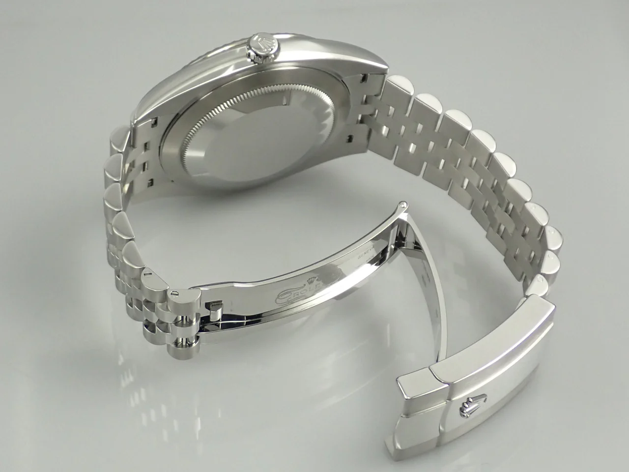 ロレックス デイトジャスト41 Ref.126334 ステンレススチール/ホワイトゴールド スレート文字盤 ジュビリーブレスレット 中古 7H2JC192 - Image 8