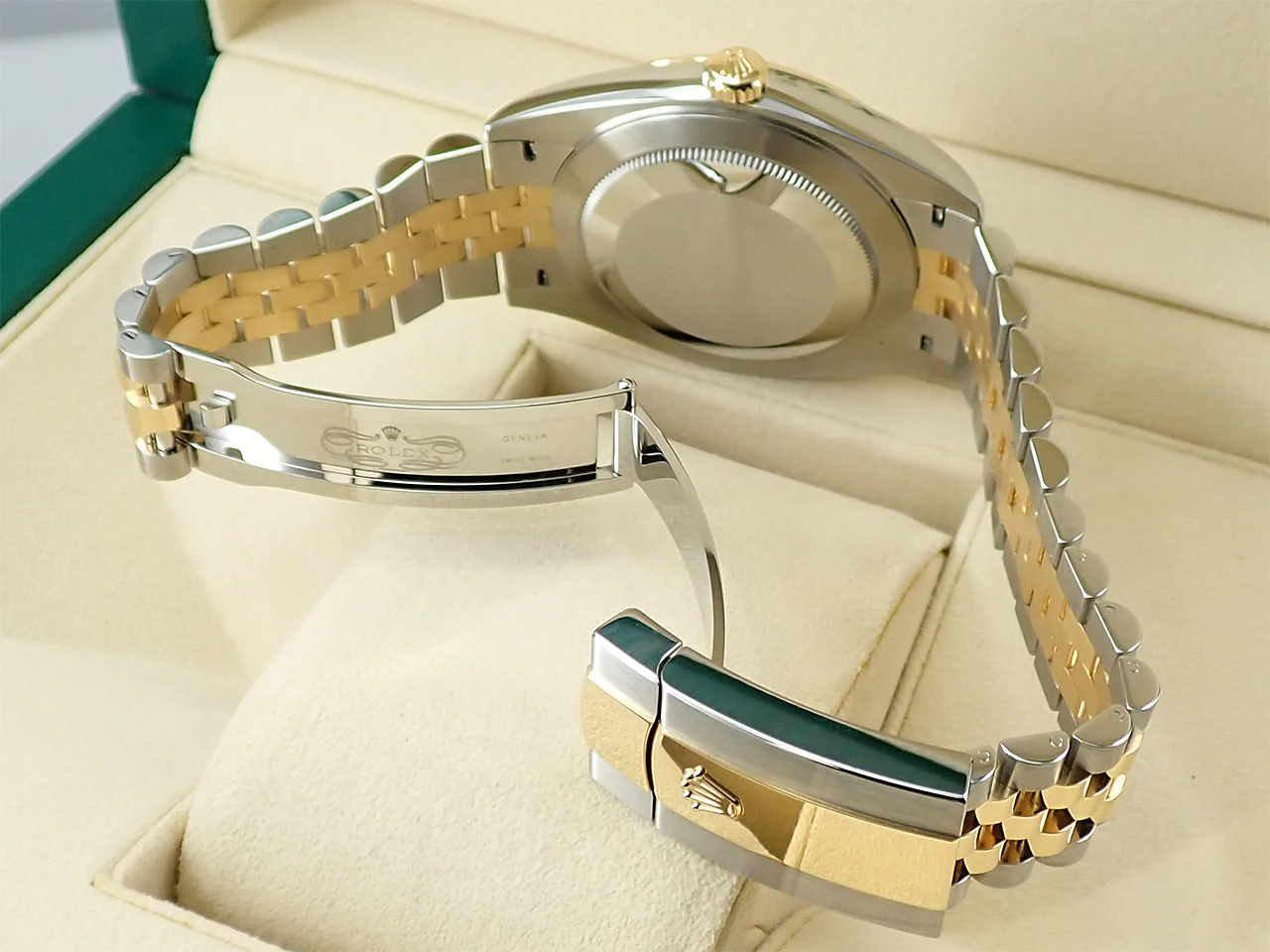 ロレックス デイトジャスト41 Ref.126333 ステンレススチール/イエローゴールド スレートローマン文字盤 ジュビリーブレスレット 中古 7LA29LWA - Image 8