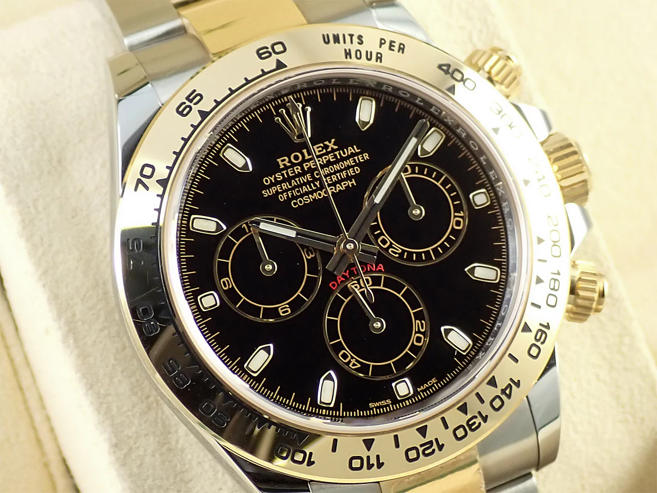 ロレックス デイトナ Ref.116503 ステンレススチール/イエローゴールド ブラック文字盤 - Image 3