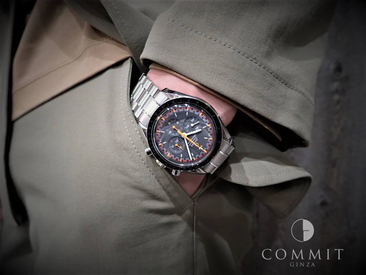 オメガ スピードマスター プロフェッショナル レーシング Ref.3570.4 グレー文字盤 中古 7V3A0L2A - Image 11