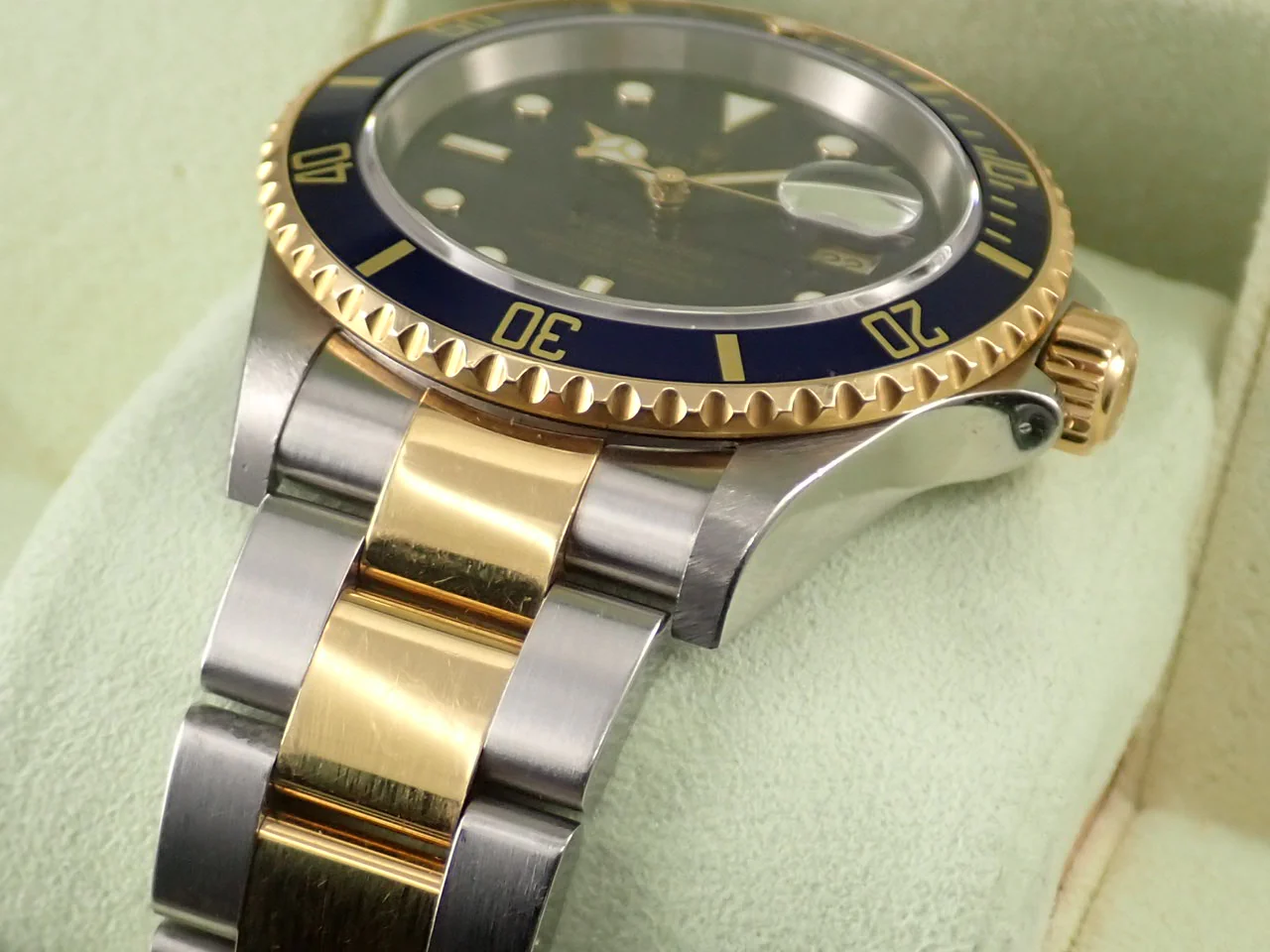 ロレックス サブマリーナー デイト Ref.16613 ステンレススチール/イエローゴールド ブルー文字盤 - Image 6