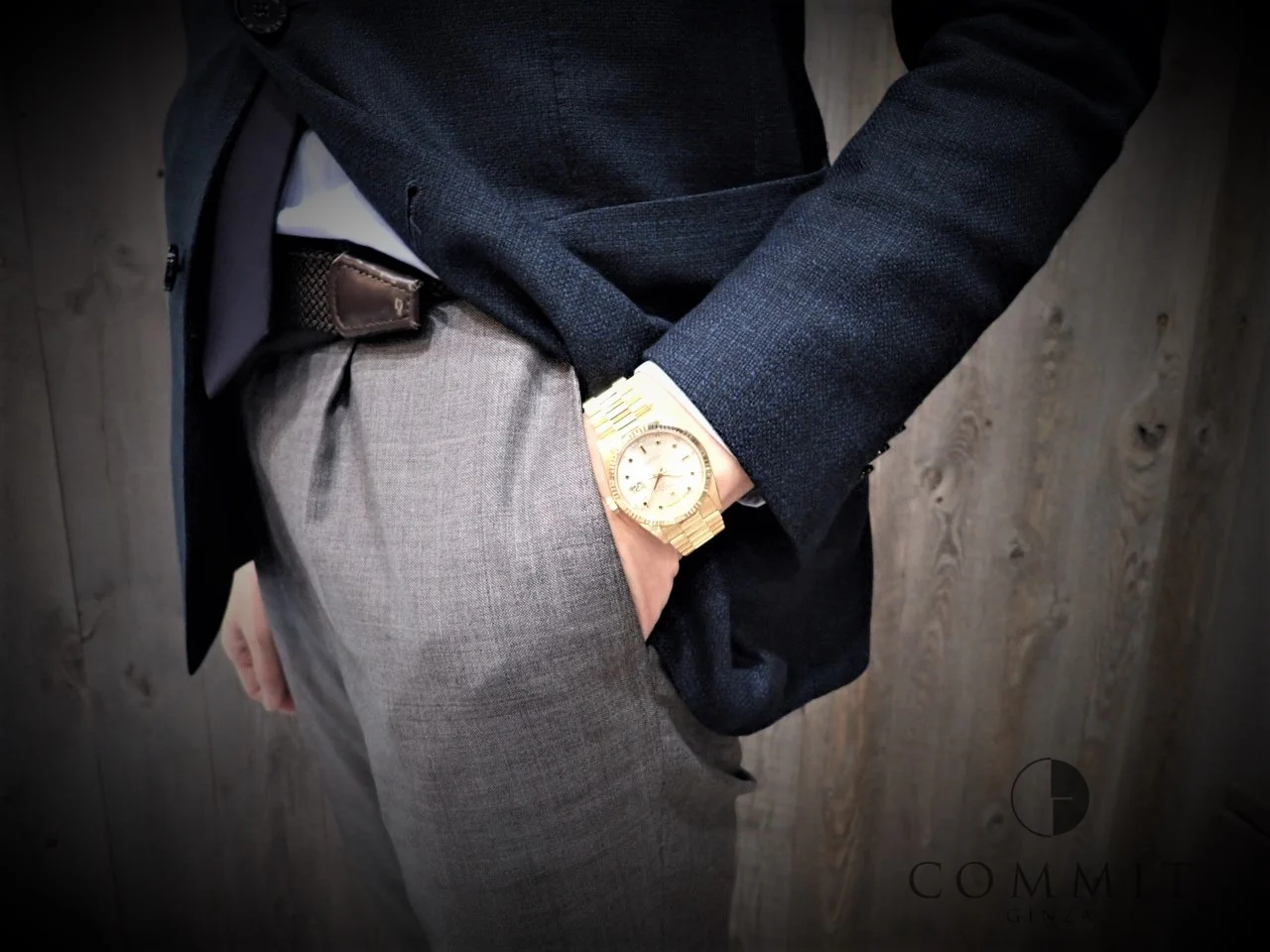 ロレックス デイデイト36 Ref.18038 イエローゴールド シルバー文字盤 - Image 10